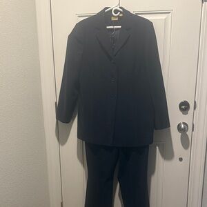 Caslon Navy Blue Blazer Suit with Gold Label